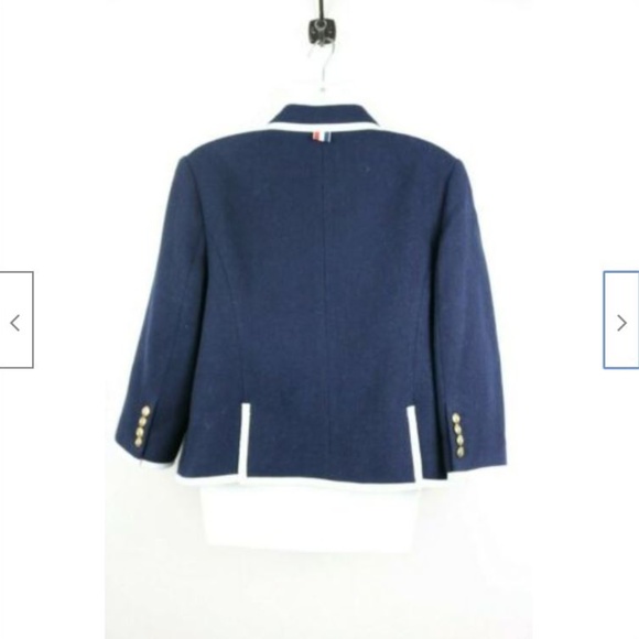Neiman Marcus Thom Browne 3/4 Sleeve Blazer - Picture 5 of 7